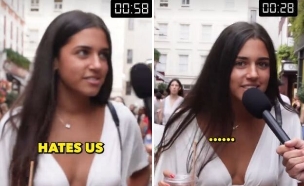 רומי שטיין בריאיון רחוב בלונדון (צילום: סעיף 27 א')