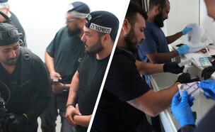 תיעוד מהמעצר (צילום: דוברות המשטרה)
