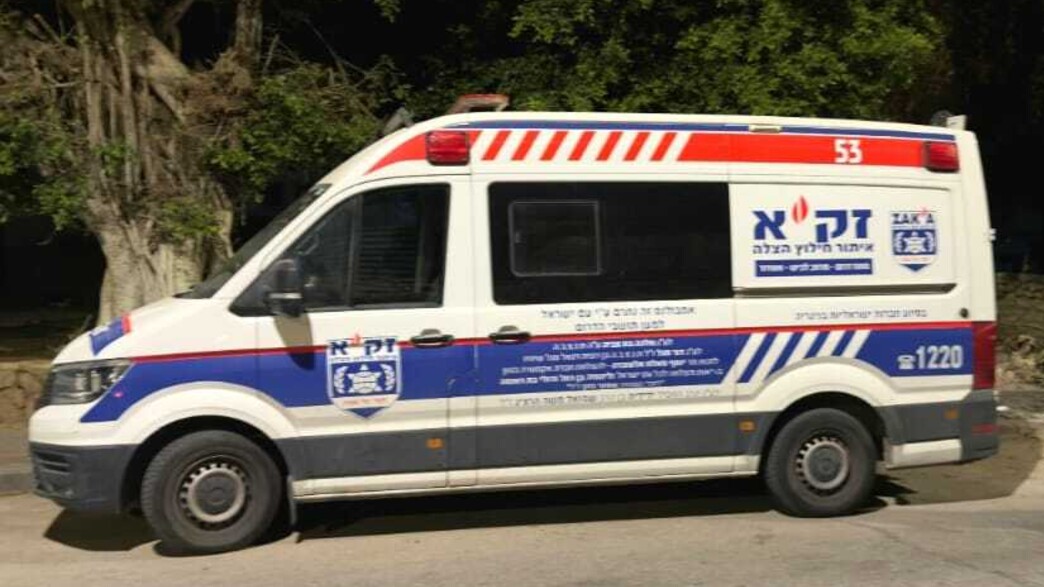 ניידת זק"א בזירה באשדוד