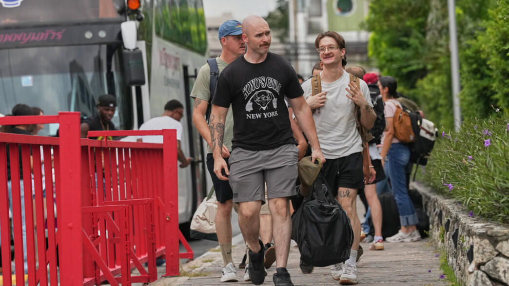 חיילים אמריקאנים בביקור בפאטאיה, תאילנד