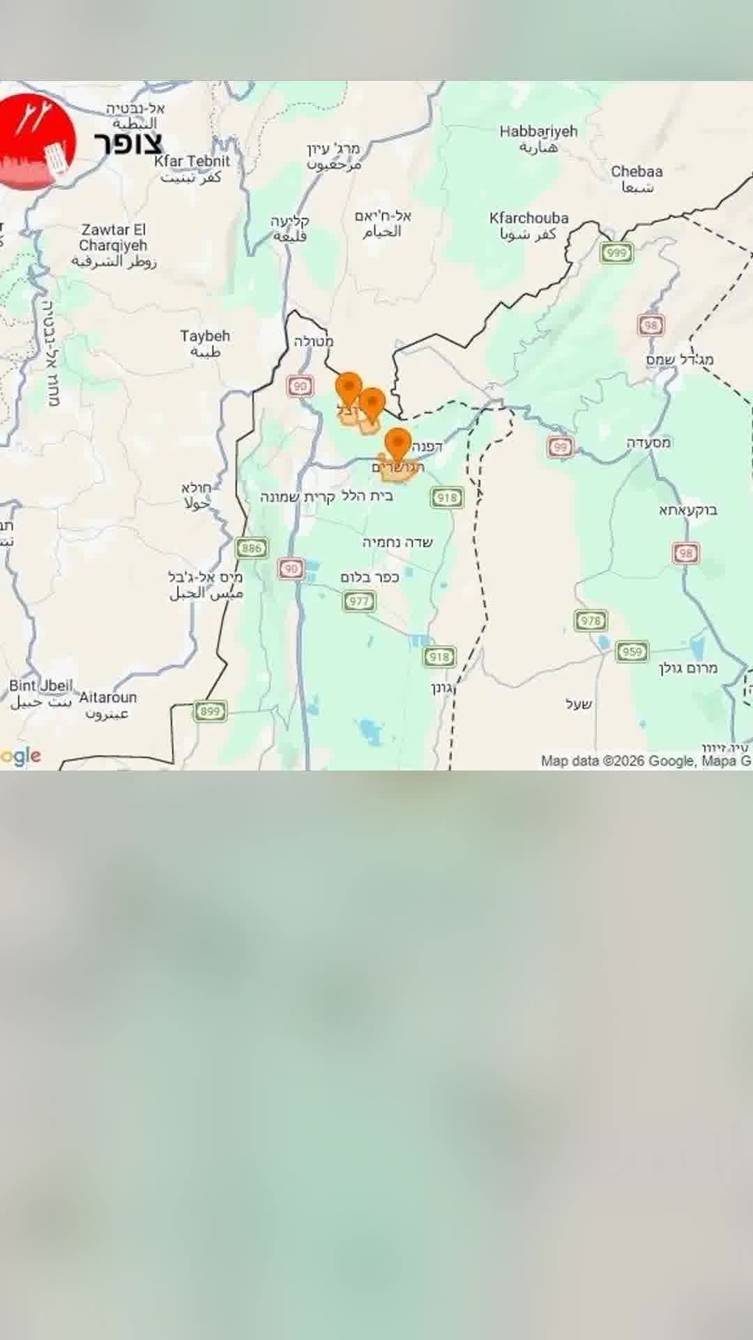 דובר צה"ל: ההתרעות שהופעלו במהלך הלילה בצפון הארץ - שווא