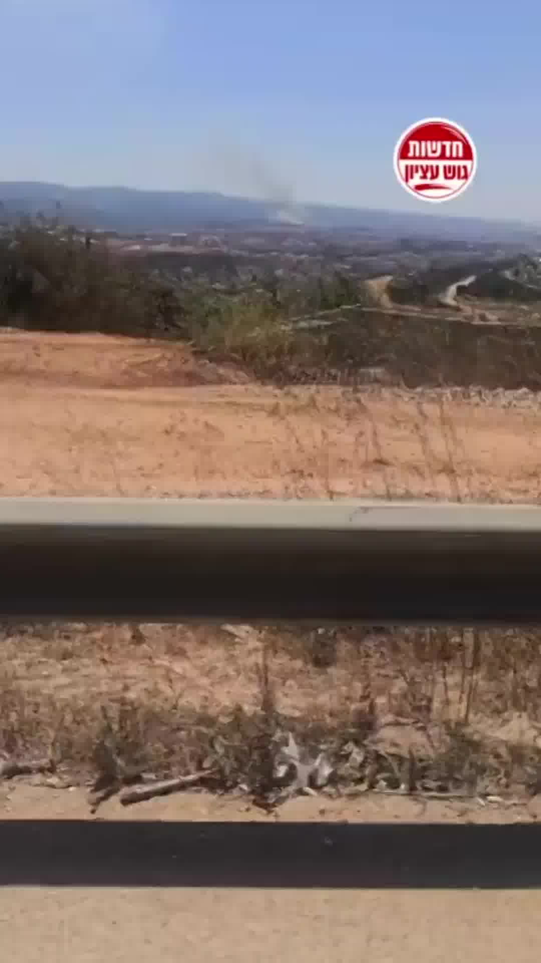 שריפה פרצה סמוך ליישוב גבעות בגוש עציון -ארבע מטוסים הוזנקו וקו הבתים הראשון מפונה 