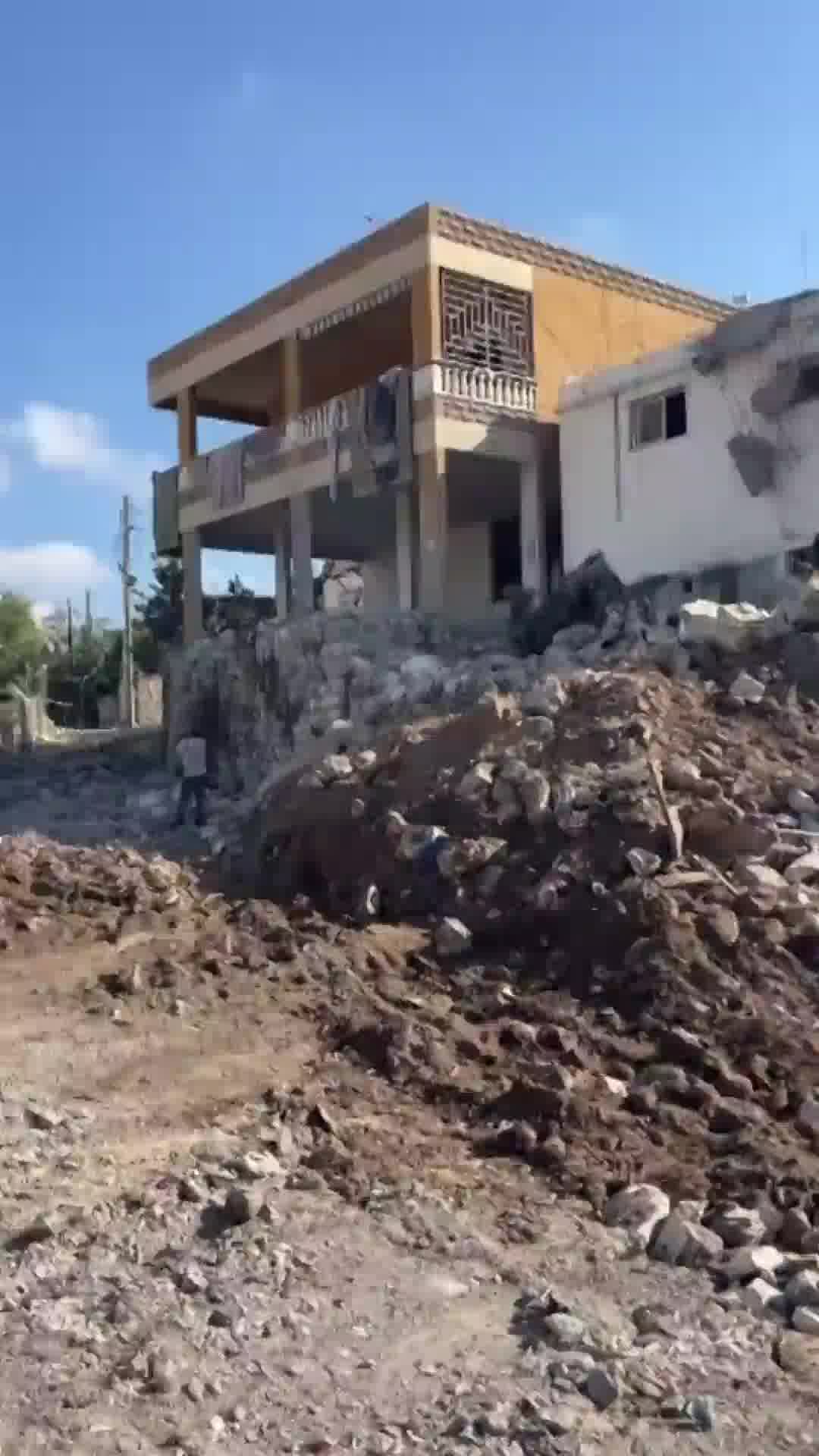 אזור נבטיה הבוקר לאחר תקיפות צה״ל הלילה