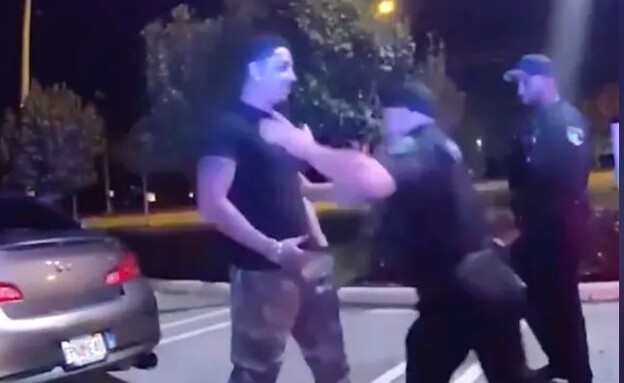 התגרה בשוטר – והוטח מיד לרצפה