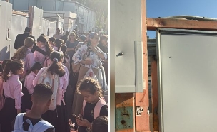 שער בית ספר שרותך בבני ברק (צילום: באדיבות הצלמת)