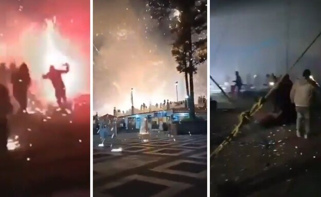 האסון התרחש במוצאי שבת בכפר סנטה מריה קנצ'סדה (צילום: מתוך הרשתות החברתיות לפי סעיף 27א׳ לחוק זכויות יוצרים)