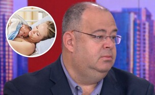 פרופסור יריב יוגב ותינוק באילוסטרציה  (צילום: חדשות הבוקר, קשת 12)