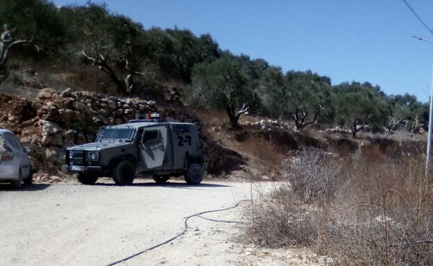 כוחות הביטחון בזירת הפיגוע כוחות הביטחון בזירת הפיגוע