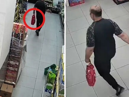 התיעוד המפליל נחשף: יאן שמלא נכנס לסופר ומניח את מוצרי פרינוק הרעילים
