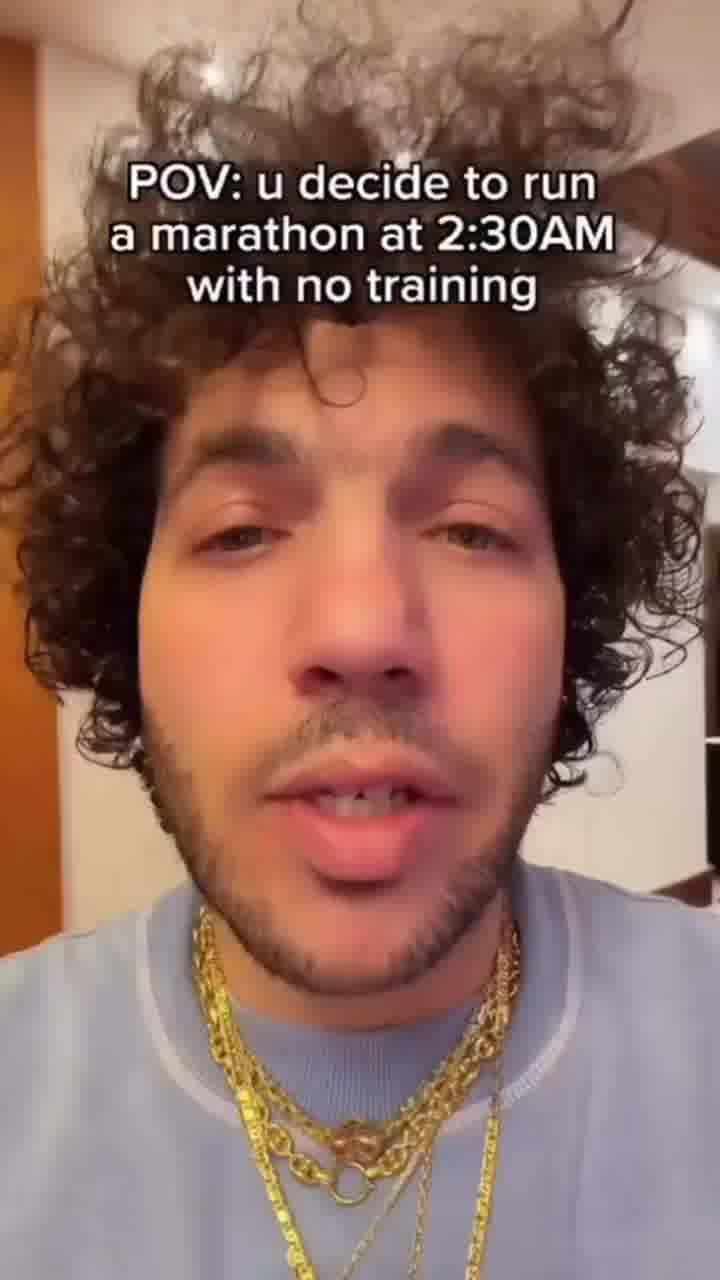 בלי להתאמן בכלל: בני בלנקו החליט לרוץ מרתון - וסיים בהצלחה