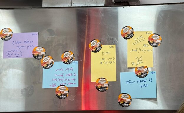 מסעדת אברהם שימשי. שוק התקווה. התפריט שעל הקיר מסעדת אברהם שימשי. שוק התקווה. התפריט שעל הקיר