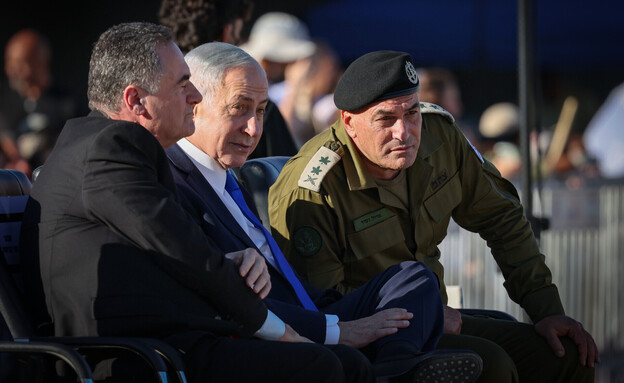 הרמטכ"ל זמיר, רה"מ נתניהו ושר הביטחון כ"ץ