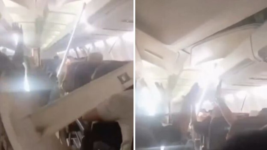 רגעי האימה במטוס באיראן