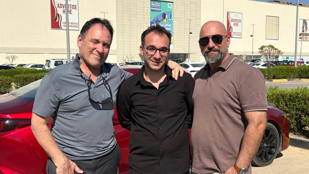 בן חסין יחד עם עו"ד אלן לואי בן חסין יחד עם עו"ד אלן לואי
