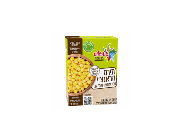 תירס בקופסה, שטראוס תירס בקופסה, שטראוס