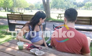 לירון פז ואשתו רוני קליין (צילום: פול סגל)