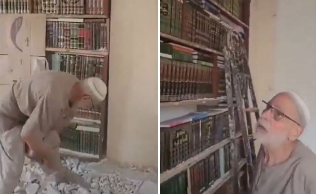 בנה קיר סביב הספרים – וחזר אחרי 15 שנה בנה קיר סביב הספרים – וחזר אחרי 15 שנה