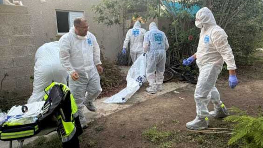 אנשי זק"א בזירת האירוע