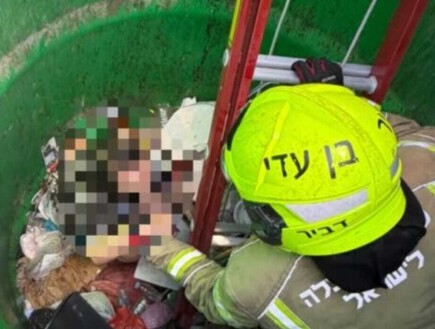 יצאה להאכיל חתולים - ונפלה לפח טמון בעומק 3 מטרים