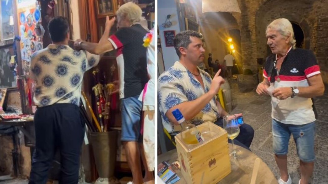 התגובה של הישראלי לתמונות של היטלר בחנות המזכרות באיטליה התגובה של הישראלי לתמונות של היטלר בחנות המזכרות באיטליה