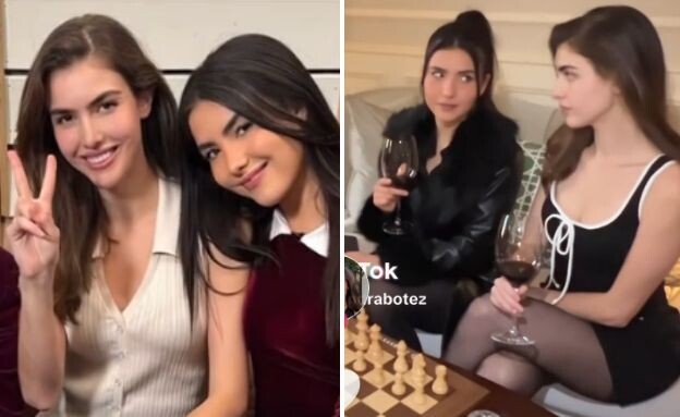 האחיות בוטז, שחמט (צילום: tiktok)