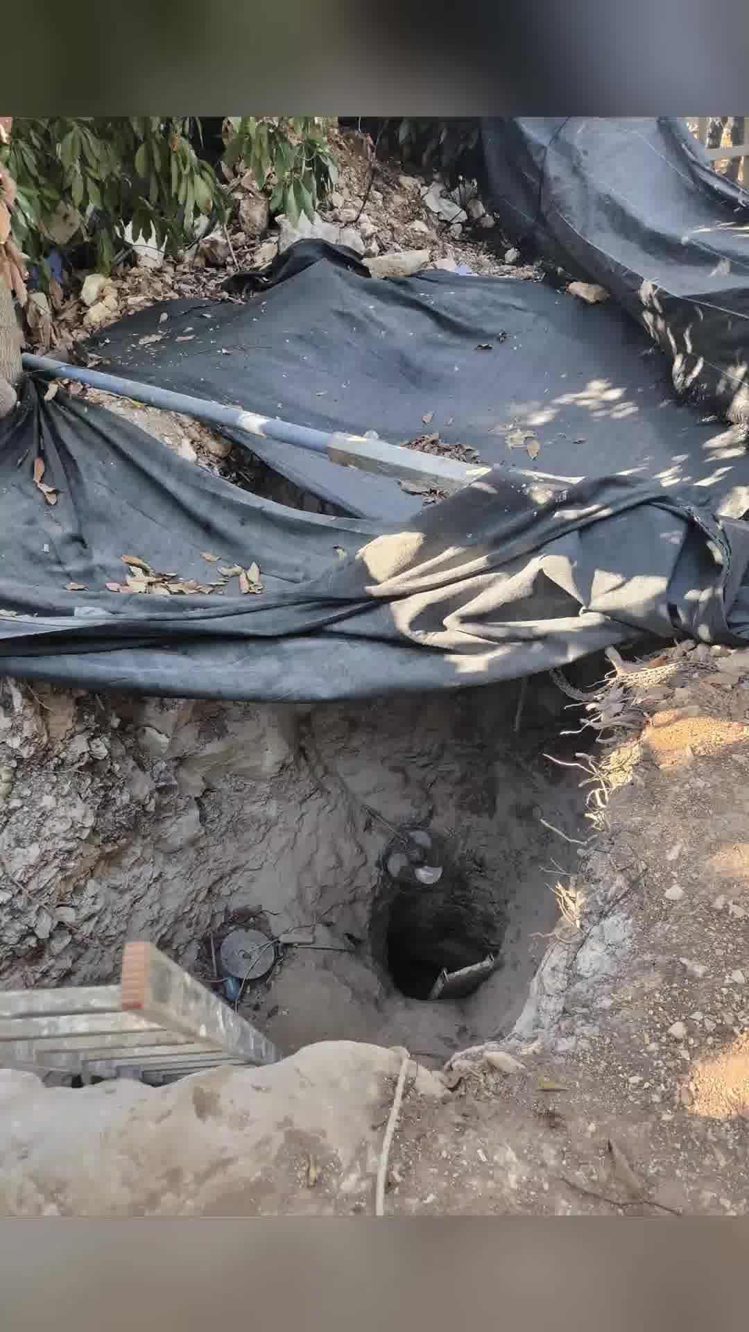 רק חצי שעה מכפר סבא: צה"ל חשף מנהרת טרור בעומק 25 מטרים - שבתוכה נמצאו כלי נשק רבים