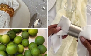 קישוטי שולחן סוכות (צילום: אינסטגרם)