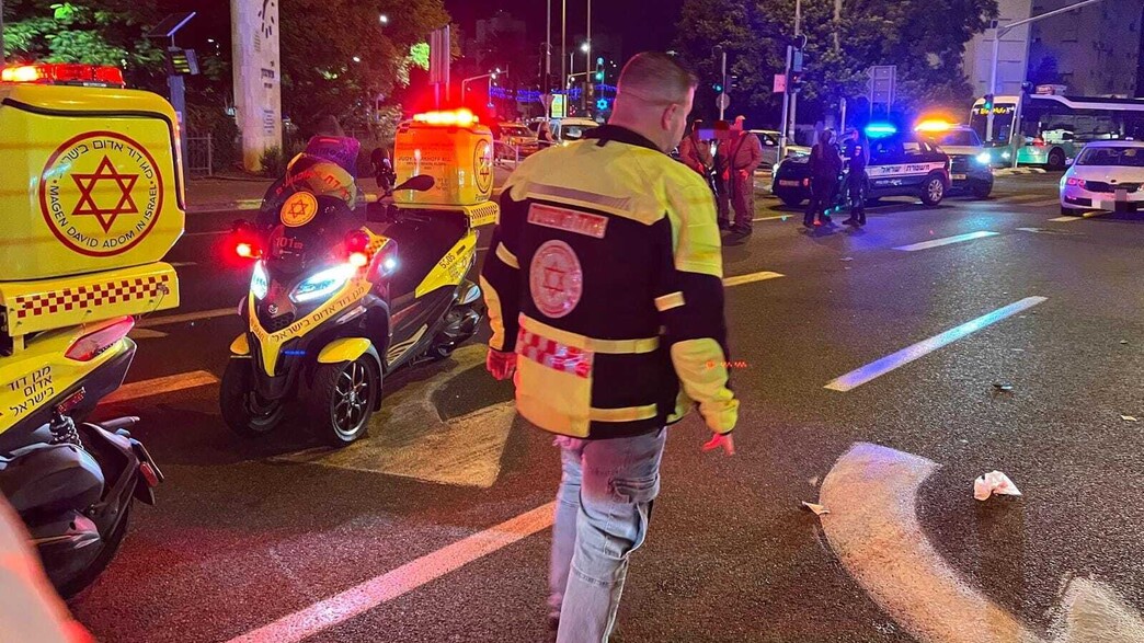זירת תאונה בקריית ביאליק