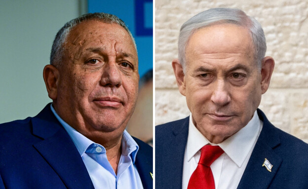 בנימין נתניהו, גדי איזנקוט (צילום: פלאש 90)
