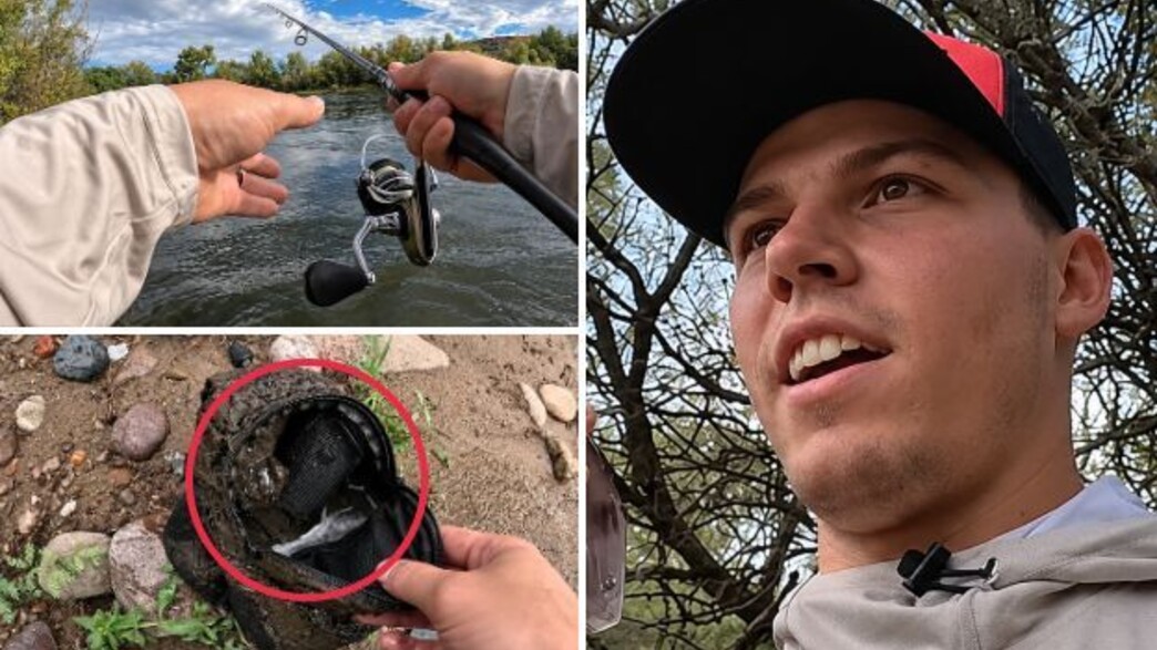 יצא לדוג דגים, ונבהל ממה שמצא בנהר יצא לדוג דגים, ונבהל ממה שמצא בנהר