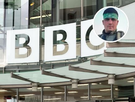 BBC (צילום:  Peter Dazeley/Getty Images | בעיגול: מתוך דיווח של הטלגרף)