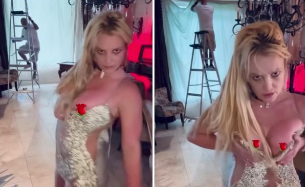 בריטני ספירס רוקדת בעירום (צילום: @britneyspears, instagram)