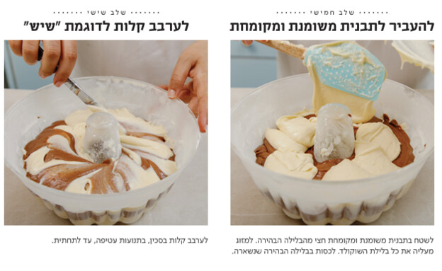 עוגת שיש קצפת 3 עוגת שיש קצפת 3