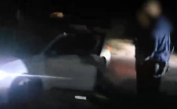 מעצרו של הנהג שנתפס עם נשק מעצרו של הנהג שנתפס עם נשק