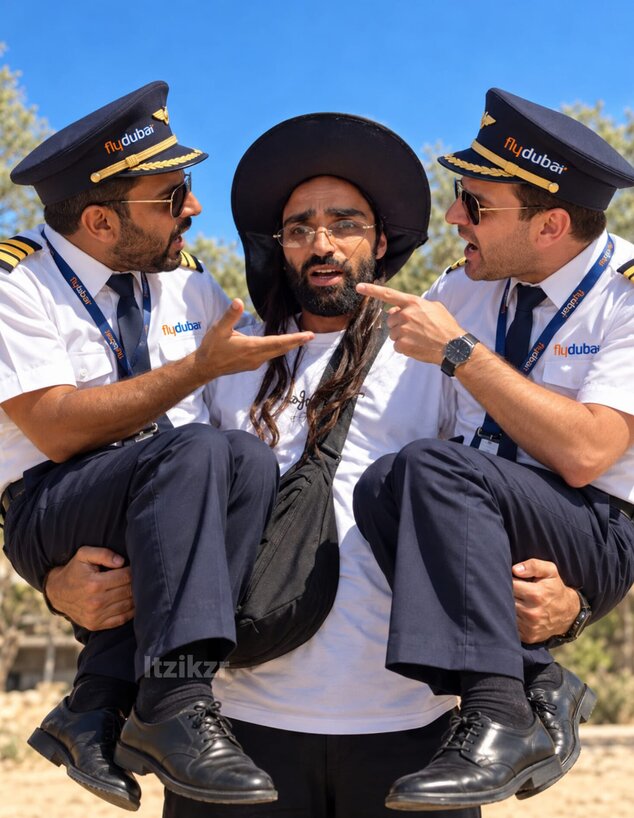 בדיחות על טיסת פללי-דובאי בדיחות על טיסת פללי-דובאי