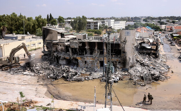 תחנת המשטרה בשדרות לאחר מתקפת הפתע ב-7 באוקטובר תחנת המשטרה בשדרות לאחר מתקפת הפתע ב-7 באוקטובר