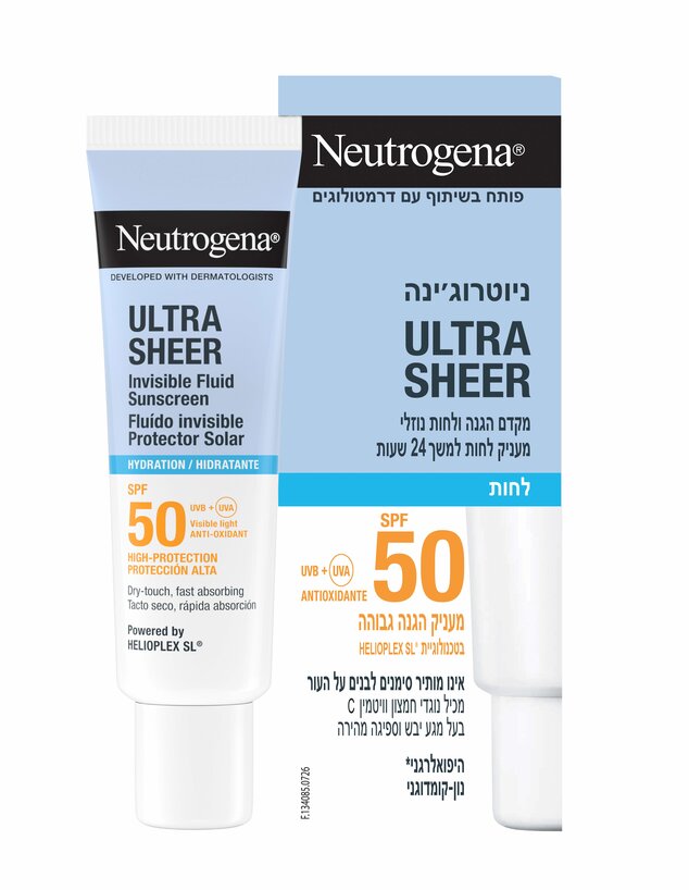 ניוטרוג'ינה סדרת Ultra Sheer ניוטרוג'ינה סדרת Ultra Sheer