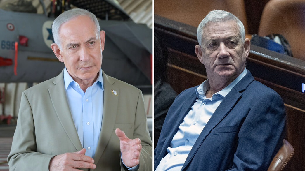 בני גנץ ובנימין נתניהו בני גנץ ובנימין נתניהו