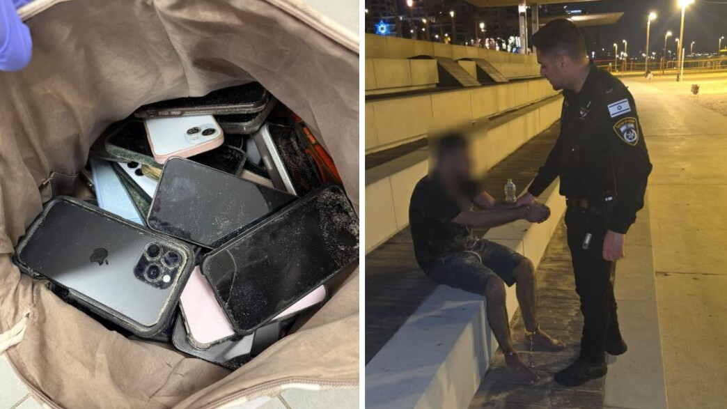 גניבת הטלפונים בחוף הים בתל אביב גניבת הטלפונים בחוף הים בתל אביב