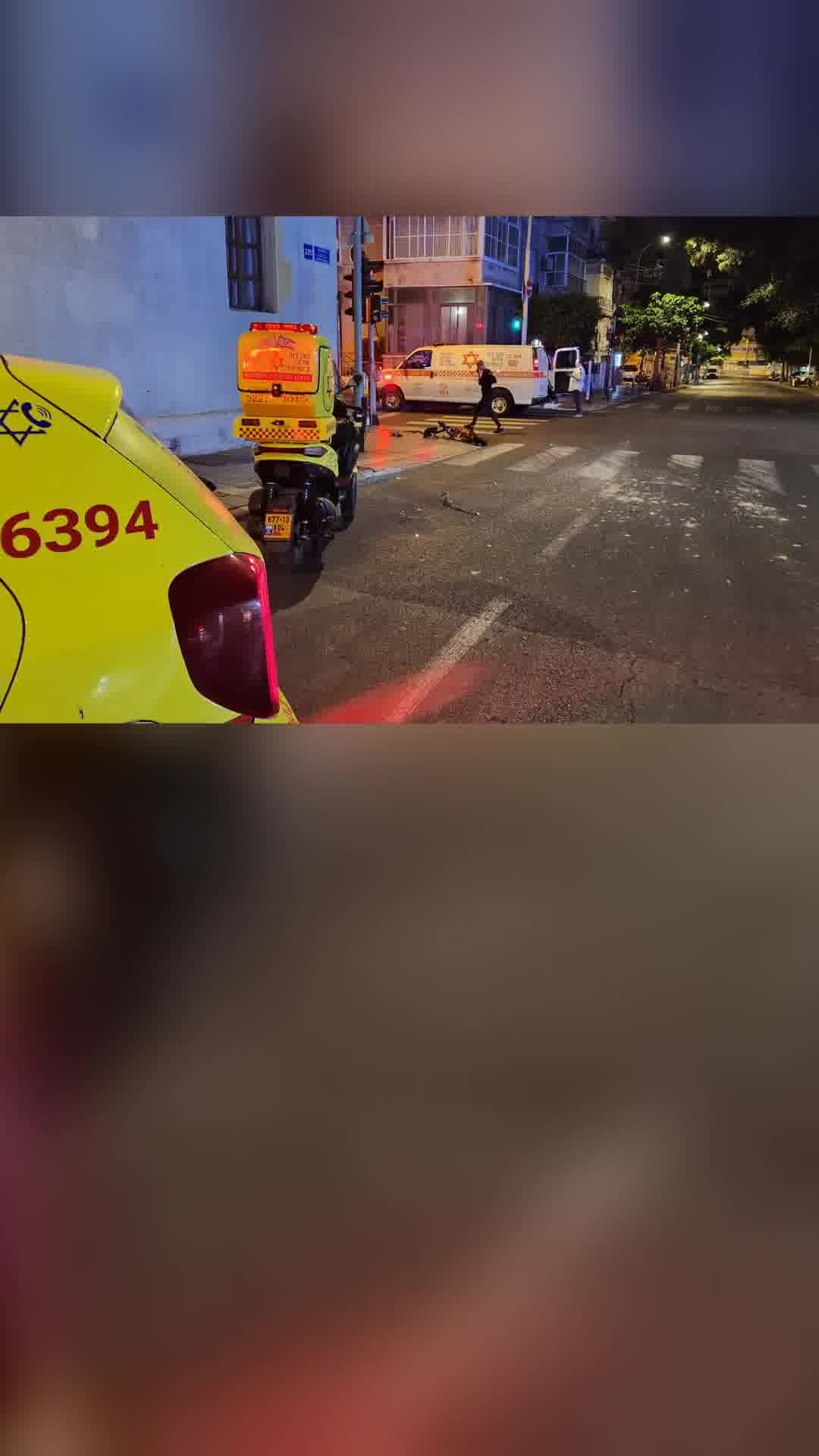  גבר בן 34 נפצע הלילה בינוני באירוע אלימות ברחוב מעפילי מרוקו בהרצליה