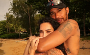 קים קרדשיאן, לואיס המילטון (צילום: Lewis Hamilton@, instagram)