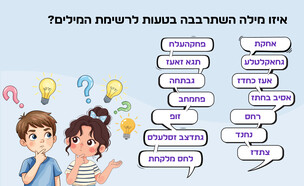 חידת רשימת המילים (איור: הפרופסור הלא המפוזר)