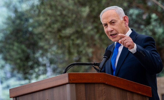 ראש הממשלה בנימין נתניהו נואם בטקס הזיכרון הממלכתי ראש הממשלה בנימין נתניהו נואם בטקס הזיכרון הממלכתי