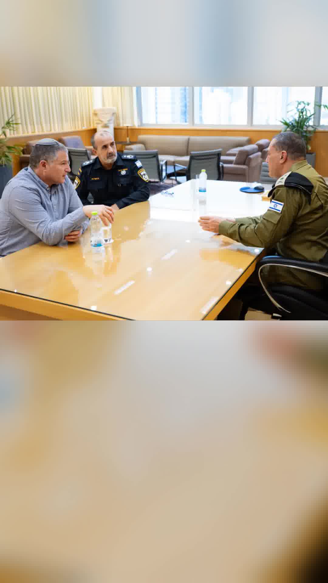 הרמטכ"ל, המפכ"ל וראש השב"כ בהערכת מצב לקראת התקופה הרגישה בשבועות הקרובים