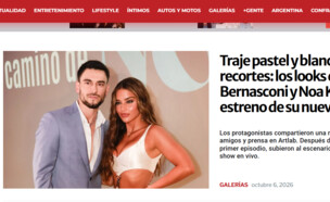 כתבה על נועה קירל באתר Revistagente