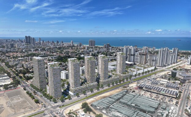 הדמיית מתחם סטאר סנטר אשדוד (צילום: אלכס לובימוב, יחסי ציבור)
