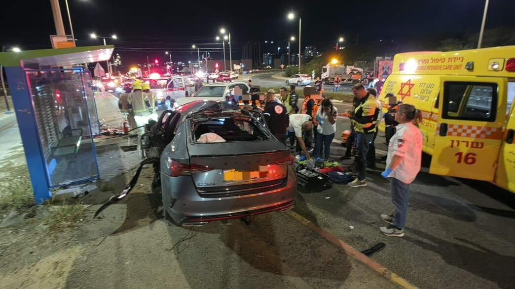זירת פיצוץ הרכב באור עקיבא זירת פיצוץ הרכב באור עקיבא