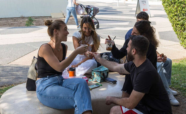 סטודנטים באוניברסיטת בן-גוריון, 2025 (צילום: לירון מולדובן, פלאש 90)