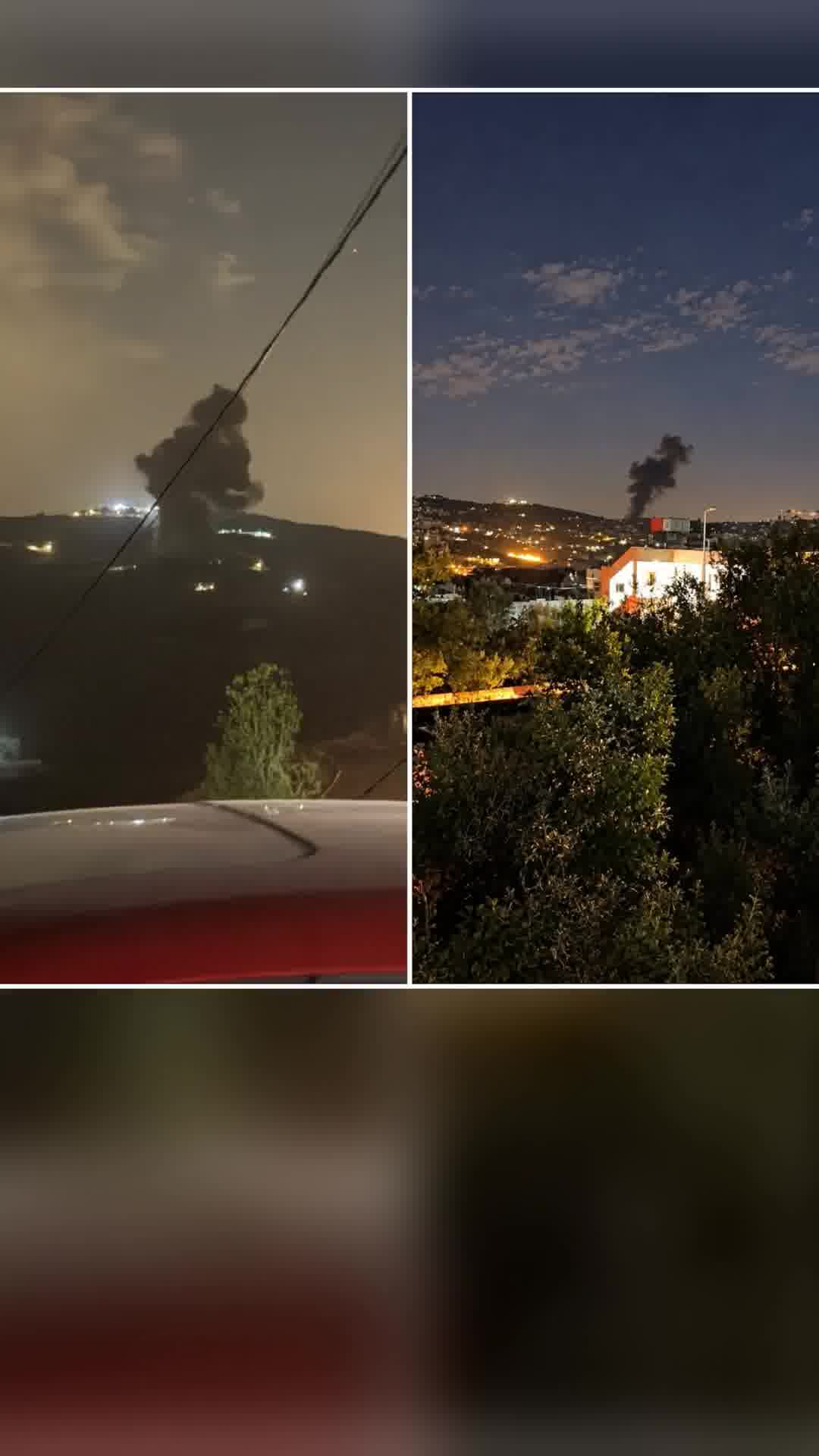 תושבים בלבנון מדווחים על תקיפות מהאוויר בדרום המדינה