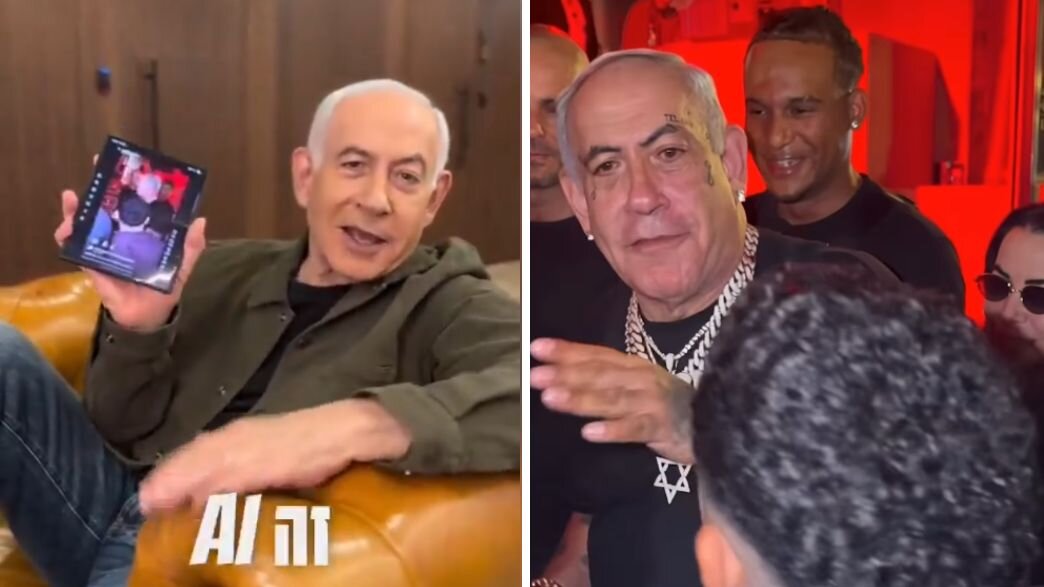 סרטון AI של נתניהו והתגובה שלו סרטון AI של נתניהו והתגובה שלו